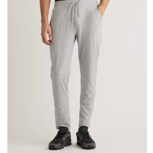 New Quince Flowknit Performance Pant Heather Pale Gray Men’s XXL Athleisure - Picture 1 of 13